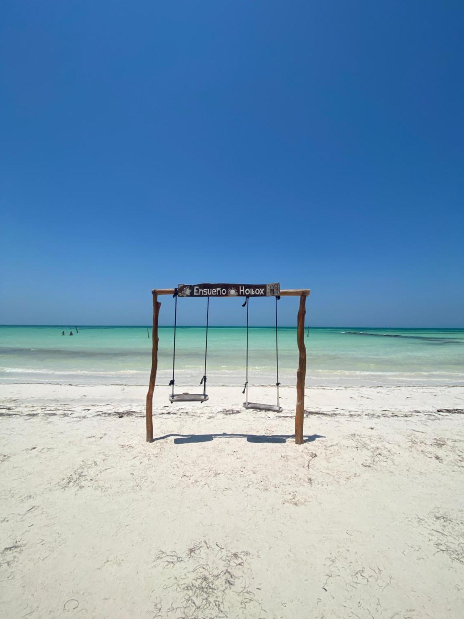 Barco Verde Hostel Isla Holbox ภายนอก รูปภาพ